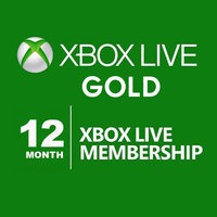 Xbox Live GOLD Subscription Card 12 Months XBOX LIVE GLOBAL